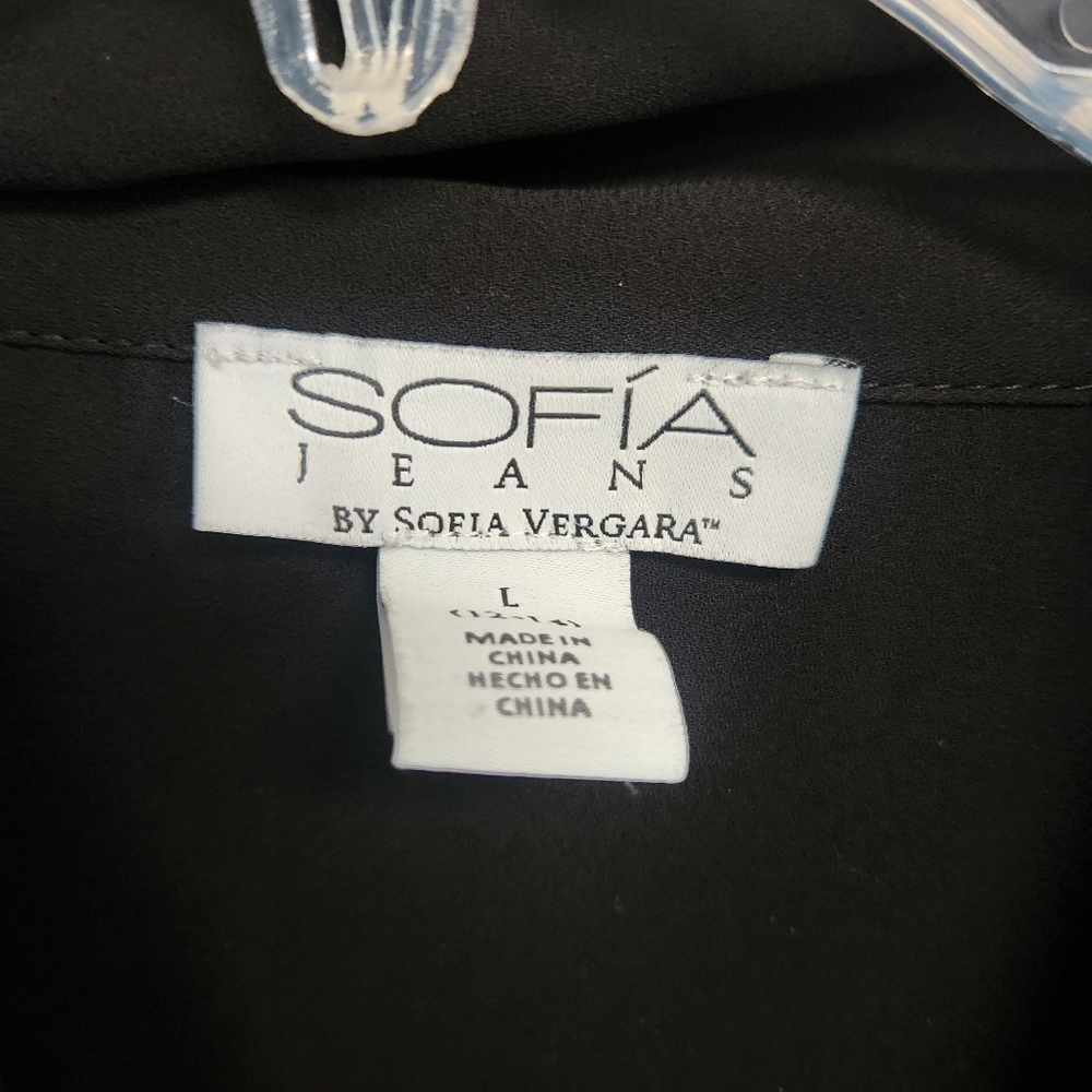 Sofia Women's Bow Blouse with Long Sleeves - Picture 5 of 10